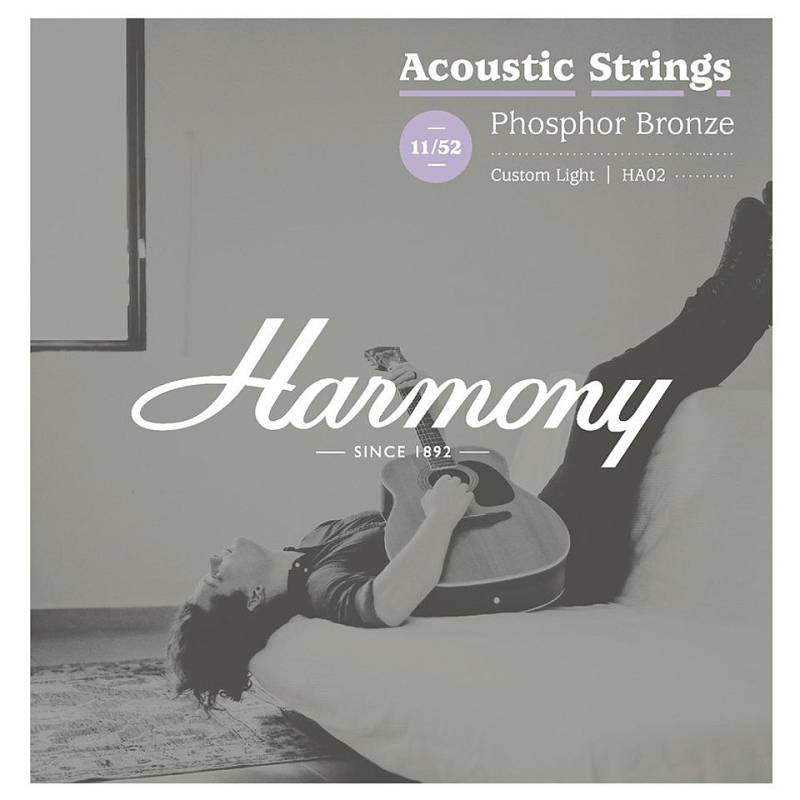 Harmony HA02 Custom Light, Phosphor Bronze 011-052 Saiten von harmony