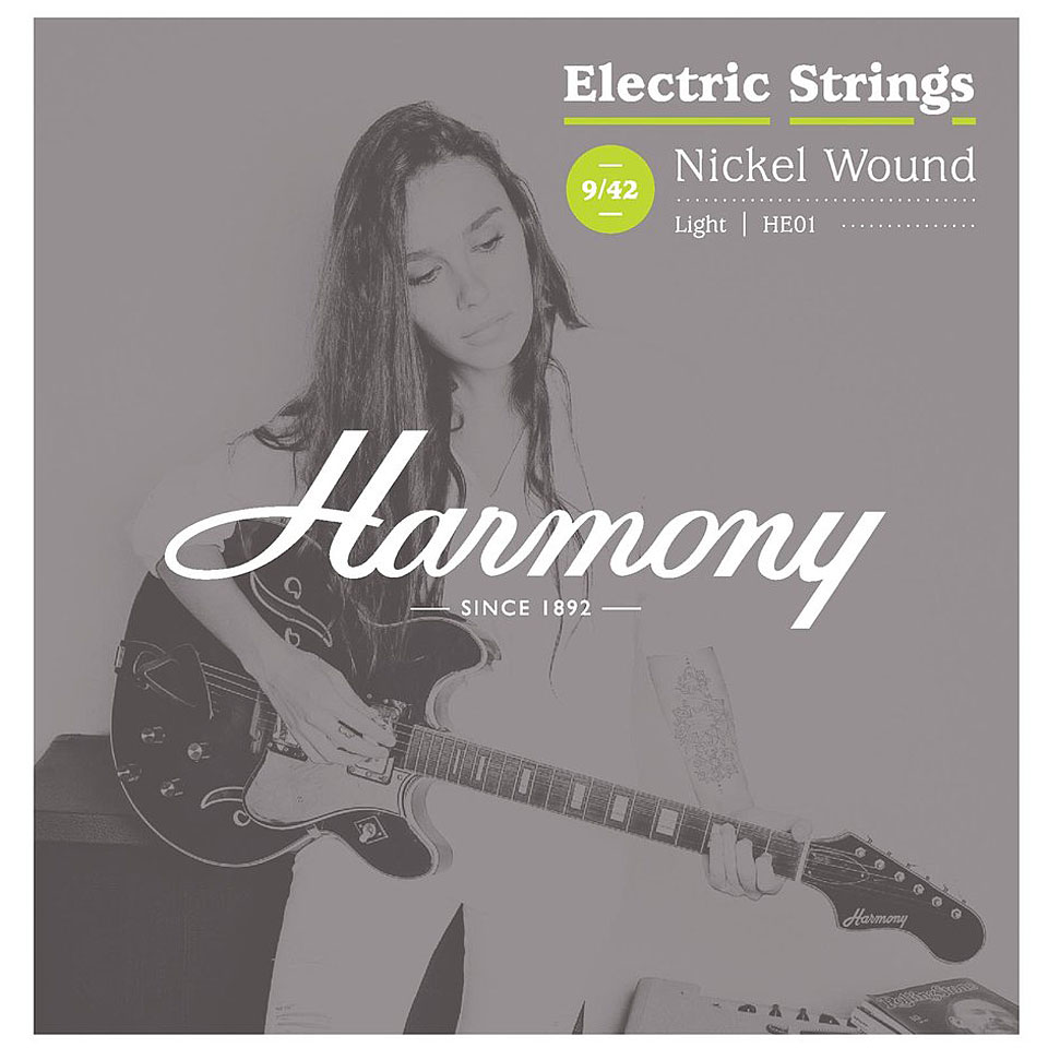 Harmony HE01 Nickel 009-042 Saiten E-Gitarre von harmony
