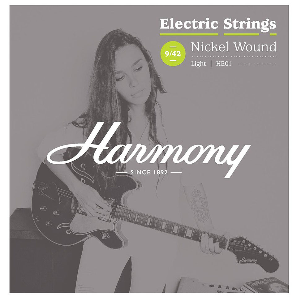 Harmony HE01 Nickel 009-042 Saiten E-Gitarre Harmony HE01 Nickel 009-042 Saiten E-Gitarre von harmony