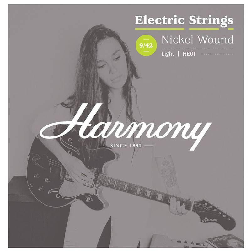 Harmony HE01 Nickel 009-042 Saiten E-Gitarre von harmony