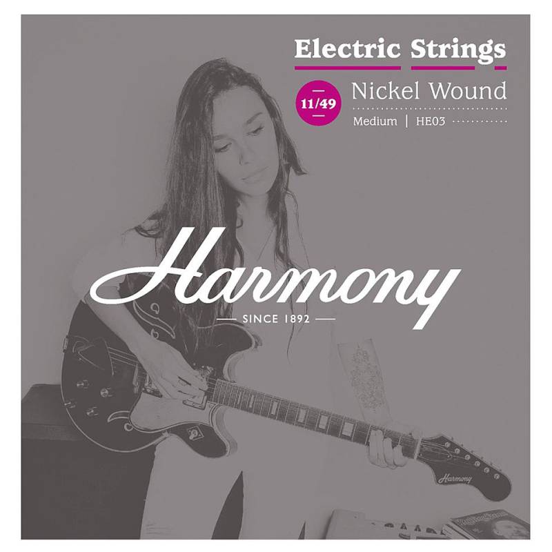 Harmony HE03 Medium Nickel 011-049 Saiten E-Gitarre von harmony