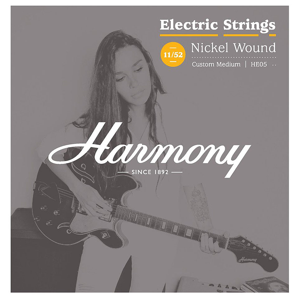 Harmony HE05 Nickel Custom Medium 011-052 Saiten E-Gitarre Harmony HE05 Nickel Custom Medium 011-052 Saiten E-Gitarre von harmony