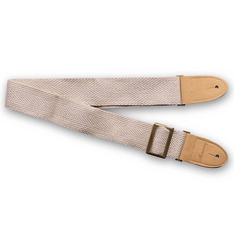 Harmony Hemp Strap Cream Gitarrengurt von harmony