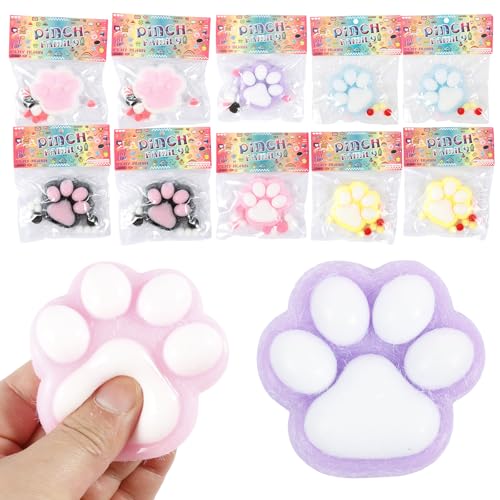 12 Stück Cat Paw Squeeze Toy,Süße Weiche Katzenpfoten Quetschspielzeuge,Anti-Stress Spielzeug,Zum Entspannen und Abreagieren,für Kinder und ErwachseneCat Paw Squeeze Toy 12 Stück Cat Paw Squeeze Toy,Süße Weiche Katzenpfoten Quetschspielzeuge,Anti-Stress Spielzeug,Zum Entspannen und Abreagieren,für Kinder und ErwachseneCat Paw Squeeze Toy von harupink