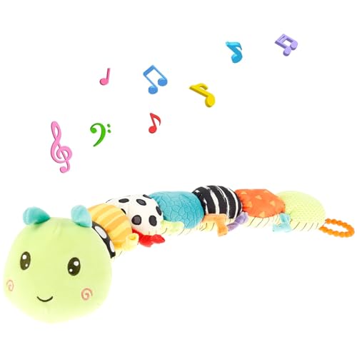 harupink Baby Spielzeug 0 3 6 Monate Raupe Musikspielzeug,5 in 1Montessori Sensorik Spielzeug Baby Geschenk Mädchen Musikalisches Plüschtier mit Rassel,Beißring und Größe messung, Geschenk zur Geburt harupink Baby Spielzeug 0 3 6 Monate Raupe Musikspielzeug,5 in 1Montessori Sensorik Spielzeug Baby Geschenk Mädchen Musikalisches Plüschtier mit Rassel,Beißring und Größe messung, Geschenk zur Geburt von harupink
