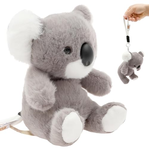 harupink Koala Kuscheltier 15 cm Plüschtier für Mädchen, Jungen & Babys, Flauschiger Koala Sofftier zum Spielen, Sammeln & Kuscheln - Gemütliches Schmusetier, grau(Koala 15 cm) von harupink
