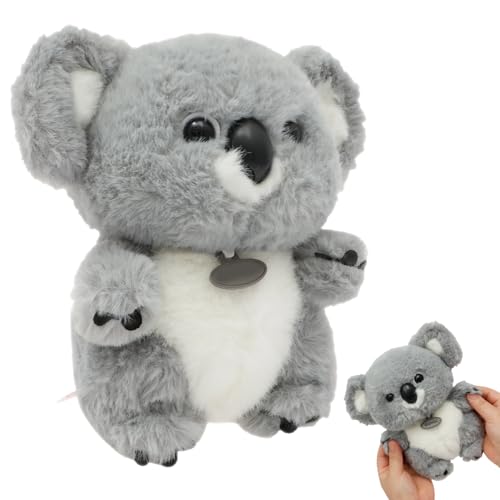 harupink Koala Kuscheltier 15 cm Plüschtier für Mädchen, Jungen & Babys, Flauschiger Koala Sofftier zum Spielen, Sammeln & Kuscheln - Gemütliches Schmusetier, grau(Koala 25 cm) von harupink
