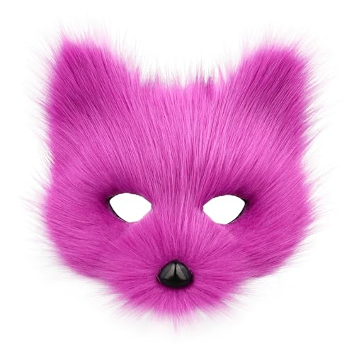 hbbhml Tier Fuchs Wolf Maske Halloween Party Cosplay Kostüme Requisiten Plüsch Katze Halbes Gesicht Masken Karneval Weihnachten Maskerade hbbhml Tier Fuchs Wolf Maske Halloween Party Cosplay Kostüme Requisiten Plüsch Katze Halbes Gesicht Masken Karneval Weihnachten Maskerade von hbbhml