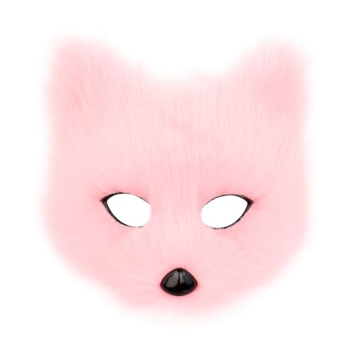 hbbhml Tier Fuchs Wolf Maske Halloween Party Cosplay Kostüme Requisiten Plüsch Katze Halbes Gesicht Masken Karneval Weihnachten Maskerade hbbhml Tier Fuchs Wolf Maske Halloween Party Cosplay Kostüme Requisiten Plüsch Katze Halbes Gesicht Masken Karneval Weihnachten Maskerade von hbbhml