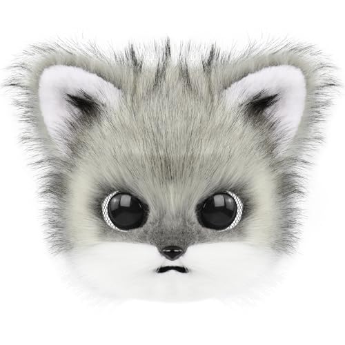 hbbhml Tier Katze Maske Kunstfell Fuchs Cosplay Therian Masken für Halloween Party Kostüm Zubehör hbbhml Tier Katze Maske Kunstfell Fuchs Cosplay Therian Masken für Halloween Party Kostüm Zubehör von hbbhml