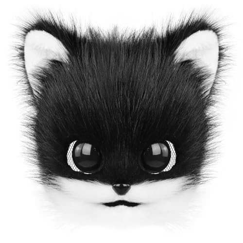 hbbhml Tier Katze Maske Kunstfell Fuchs Cosplay Therian Masken für Halloween Party Kostüm Zubehör hbbhml Tier Katze Maske Kunstfell Fuchs Cosplay Therian Masken für Halloween Party Kostüm Zubehör von hbbhml