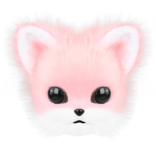 hbbhml Tier Katze Maske Kunstfell Fuchs Cosplay Therian Masken für Halloween Party Kostüm Zubehör hbbhml Tier Katze Maske Kunstfell Fuchs Cosplay Therian Masken für Halloween Party Kostüm Zubehör von hbbhml