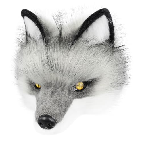 hbbhml Wolf Maske halbes Gesicht Tier Hund Fuchs Werwolf Masken für Halloween Party Cosplay Kostüm Requisiten hbbhml Wolf Maske halbes Gesicht Tier Hund Fuchs Werwolf Masken für Halloween Party Cosplay Kostüm Requisiten von hbbhml