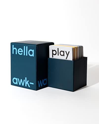 Hella Kartenspiel "Awkward" - Lustige Eisbrecher-Fragen für Paare, Freunde & Spieleabend - 140 tiefe Gesprächskarten von hella awk-ward