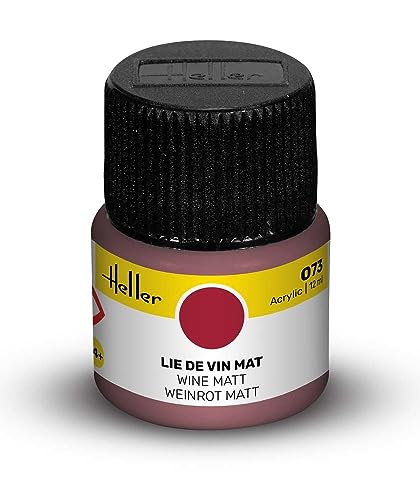 heller 9073 Acylfarbe 073 Weinrot matt von Heller
