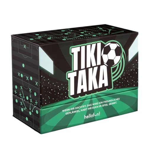 hellofun!, Tiki Taka, Gesellschaftsspiel, Fußballspaß für Fans, Legendäre Tore nacherleben, Aufregende Elfmeterschießen in Erinnerung rufen, Für mindestens 4 Spieler ab 14 Jahren hellofun!, Tiki Taka, Gesellschaftsspiel, Fußballspaß für Fans, Legendäre Tore nacherleben, Aufregende Elfmeterschießen in Erinnerung rufen, Für mindestens 4 Spieler ab 14 Jahren von hellofun!