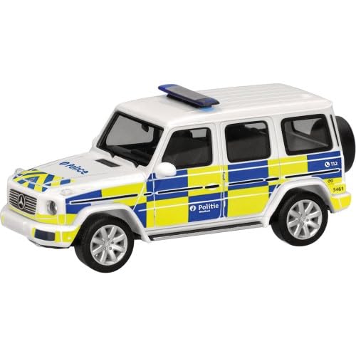 098410 H0 Mercedes-Benz G-Klasse (W463) Politie (Belgien) von herpa