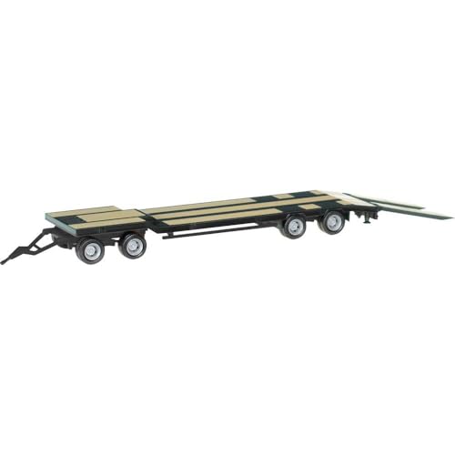 Herpa 076142-009 H0 Anhänger Modell Goldhofer TU4, schwarz von herpa