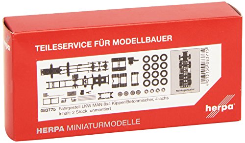 Herpa 083775 - Fahrgestell Man 8 x 4 Baufahrzeuge Inhalt: 2 Stück Herpa 083775 - Fahrgestell Man 8 x 4 Baufahrzeuge Inhalt: 2 Stück von herpa