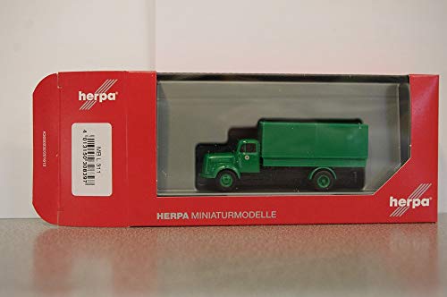 Herpa 308397 - Mercedes-Benz L 311 Canvas Trailer Polizei Hamburg Toilettenwagen Modellset von herpa