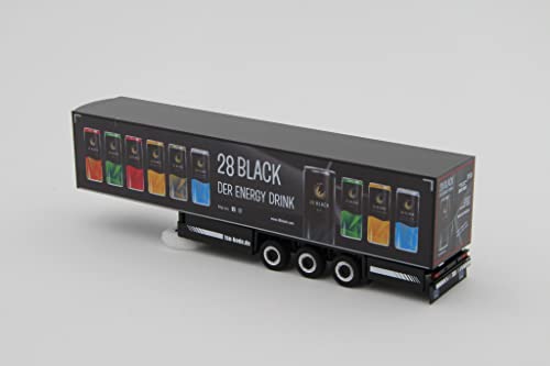 Herpa 312509 - Scania CS 20 HD Kühlkoffer-Sattelzug TSU Bode / 28 Black - 1:87 von herpa