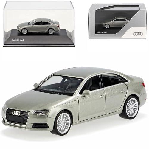 Herpa A-U-D-I A4 B9 Limousine Cuvée Silber Ab 2015 H0 1/87 Modell Auto von herpa