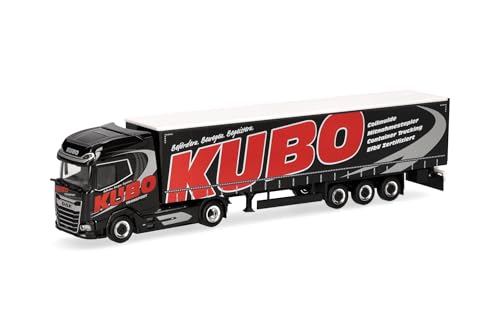Herpa LKW Modell DAF XG+ Gardinenplanen-Sattelzug Kubo, Miniatur im Maßstab 1:87, Sammlerstück, Made in Germany, Kunststoff Herpa LKW Modell DAF XG+ Gardinenplanen-Sattelzug Kubo, Miniatur im Maßstab 1:87, Sammlerstück, Made in Germany, Kunststoff von herpa