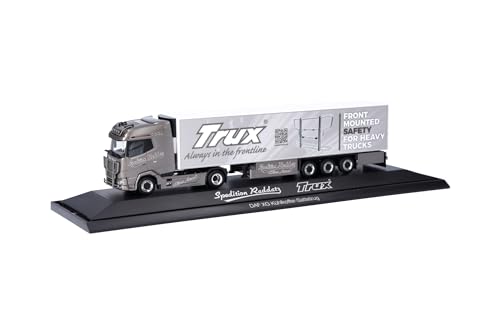 Herpa LKW Modell DAF XG Kühlkoffer-Sattelzug Sven Raddatz/TRUX (Niedersachsen/Jork), Miniatur im Maßstab 1:87, Sammlerstück, Made in Germany, Kunststoff von herpa