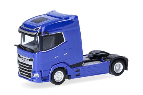 Herpa LKW Modell DAF XG Zugmaschine 2achs, ultramarinblau, Miniatur im Maßstab 1:87, Sammlerstück, Made in Germany, Kunststoff Herpa LKW Modell DAF XG Zugmaschine 2achs, ultramarinblau, Miniatur im Maßstab 1:87, Sammlerstück, Made in Germany, Kunststoff von herpa