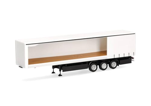 Herpa LKW Modell Gardinenplanenauflieger, seitlich offen, 3achs, Miniatur im Maßstab 1:87, Sammlerstück, Made in Germany, Kunststoff Herpa LKW Modell Gardinenplanenauflieger, seitlich offen, 3achs, Miniatur im Maßstab 1:87, Sammlerstück, Made in Germany, Kunststoff von herpa