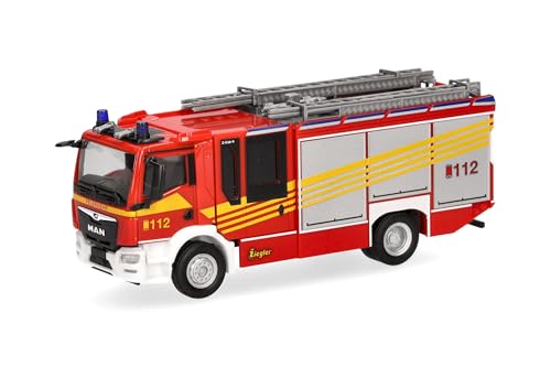Herpa LKW Modell Man TGM CC Ziegler Z-Cab Feuerwehr, Miniatur im Maßstab 1:87, Sammlerstück, Made in Germany, Kunststoff Herpa LKW Modell Man TGM CC Ziegler Z-Cab Feuerwehr, Miniatur im Maßstab 1:87, Sammlerstück, Made in Germany, Kunststoff von herpa