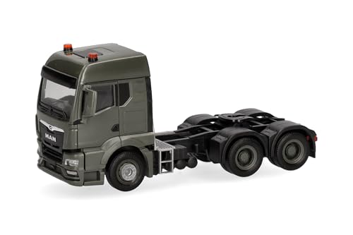 Herpa LKW Modell Man TGS TM Zugmaschine, 3achs (6x4), Miniatur im Maßstab 1:87, Sammlerstück, Made in Germany, Kunststoff von herpa