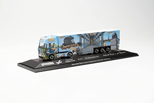 Herpa LKW Modell Mercedes-Benz Actros `18 Kühlkoffer-Sattelzug „Herpa Weltgeschichte Nr. 3.2, Schumacher“, originalgetreu im Maßstab 1:87, Modell LKW, Modellbau Sammlerstück, Miniaturmodelle Herpa LKW Modell Mercedes-Benz Actros `18 Kühlkoffer-Sattelzug „Herpa Weltgeschichte Nr. 3.2, Schumacher“, originalgetreu im Maßstab 1:87, Modell LKW, Modellbau Sammlerstück, Miniaturmodelle von herpa