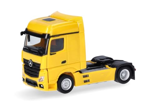 Herpa LKW Modell Mercedes-Benz Actros Bigspace '18 Solozugmaschine 2achs, Miniatur im Maßstab 1:87, Sammlerstück, Made in Germany, Kunststoff Herpa LKW Modell Mercedes-Benz Actros Bigspace '18 Solozugmaschine 2achs, Miniatur im Maßstab 1:87, Sammlerstück, Made in Germany, Kunststoff von herpa