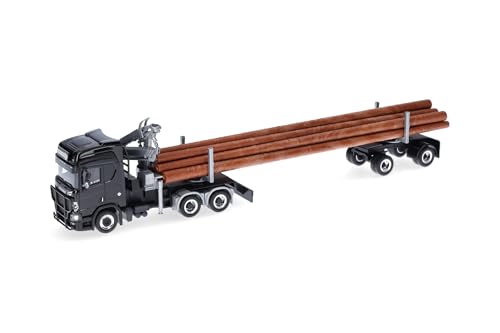 Herpa LKW Modell Scania CR 20 HD Holztransporter-SZ King of Rhön, Miniatur im Maßstab 1:87, Sammlerstück, Made in Germany, Kunststoff Herpa LKW Modell Scania CR 20 HD Holztransporter-SZ King of Rhön, Miniatur im Maßstab 1:87, Sammlerstück, Made in Germany, Kunststoff von herpa