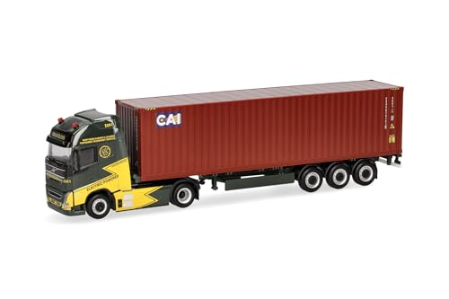 Herpa LKW Modell Volvo FH GL XL Electric 40ft Container-Sattelzug Ancotrans/CAI, Miniatur im Maßstab 1:87, Sammlerstück, Made in Germany, Kunststoff Herpa LKW Modell Volvo FH GL XL Electric 40ft Container-Sattelzug Ancotrans/CAI, Miniatur im Maßstab 1:87, Sammlerstück, Made in Germany, Kunststoff von herpa
