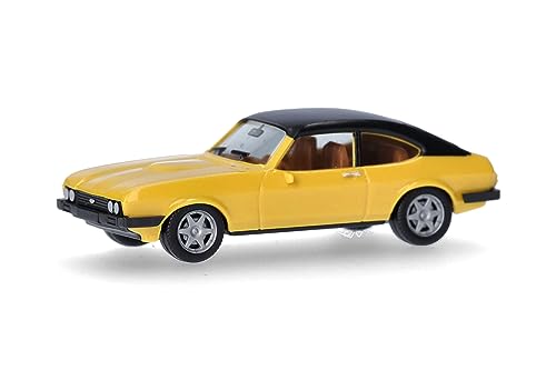 Herpa Modellauto Ford Capri II mit Vinyldach, Miniatur im Maßstab 1:87, Sammlerstück, Made in Germany, Modell aus Kunststoff Herpa Modellauto Ford Capri II mit Vinyldach, Miniatur im Maßstab 1:87, Sammlerstück, Made in Germany, Modell aus Kunststoff von herpa