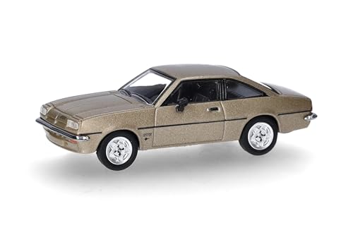 Herpa Modellauto Opel Manta B, weißgold, Miniatur im Maßstab 1:87, Sammlerstück, Made in Germany, Modell aus Kunststoff Herpa Modellauto Opel Manta B, weißgold, Miniatur im Maßstab 1:87, Sammlerstück, Made in Germany, Modell aus Kunststoff von herpa