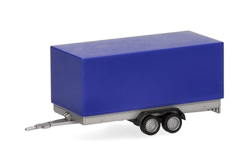 Herpa Modellauto PKW-Planenanhänger 2achs, ultramarinblau, Miniatur im Maßstab 1:87, Sammlerstück, Made in Germany, Modell aus Kunststoff Herpa Modellauto PKW-Planenanhänger 2achs, ultramarinblau, Miniatur im Maßstab 1:87, Sammlerstück, Made in Germany, Modell aus Kunststoff von herpa