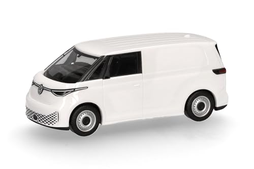 Herpa Modellauto VW ID. Buzz Cargo, Candy Weiß, Miniatur im Maßstab 1:87, Sammlerstück, Made in Germany, Modell aus Kunststoff Herpa Modellauto VW ID. Buzz Cargo, Candy Weiß, Miniatur im Maßstab 1:87, Sammlerstück, Made in Germany, Modell aus Kunststoff von herpa