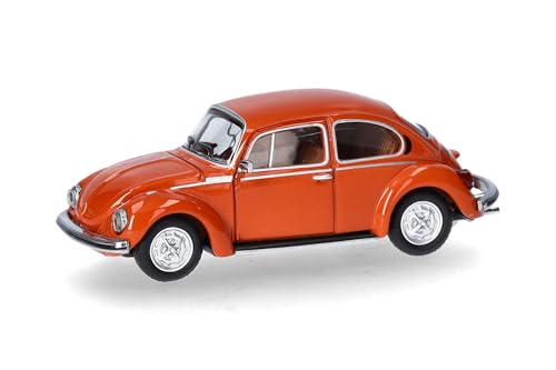 Herpa Modellauto VW Käfer 1303, Leuchtorange, Miniatur im Maßstab 1:87, Sammlerstück, Made in Germany, Modell aus Kunststoff Herpa Modellauto VW Käfer 1303, Leuchtorange, Miniatur im Maßstab 1:87, Sammlerstück, Made in Germany, Modell aus Kunststoff von herpa
