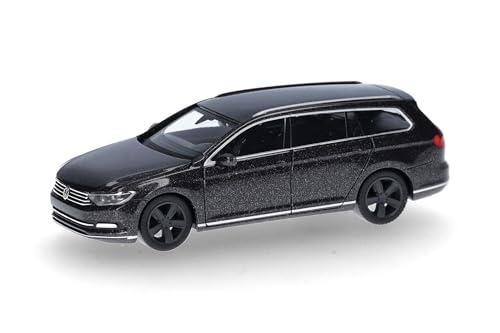 Herpa Modellauto VW Passat Variant, mangangrau, Miniatur im Maßstab 1:87, Sammlerstück, Made in Germany, Modell aus Kunststoff Herpa Modellauto VW Passat Variant, mangangrau, Miniatur im Maßstab 1:87, Sammlerstück, Made in Germany, Modell aus Kunststoff von herpa
