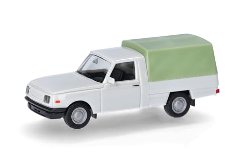 Herpa Modellauto Wartburg 353 Trans `85 mit Plane, lichtgrau, Miniatur im Maßstab 1:87, Sammlerstück, Made in Germany, Modell aus Kunststoff Herpa Modellauto Wartburg 353 Trans `85 mit Plane, lichtgrau, Miniatur im Maßstab 1:87, Sammlerstück, Made in Germany, Modell aus Kunststoff von herpa