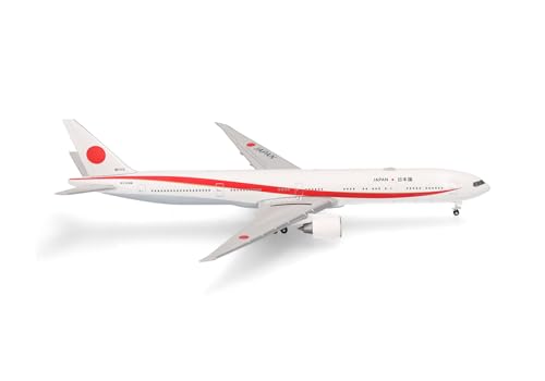 Herpa Modellflugzeug Japan Air Self Defense Force B777-300ER - 701st SQN, Special Airlift Group, Chitose AB - 80-1112,Miniatur im Maßstab 1:500, Sammlerstück, Flugzeug Modell ohne Standfuß, Metall Herpa Modellflugzeug Japan Air Self Defense Force B777-300ER - 701st SQN, Special Airlift Group, Chitose AB - 80-1112,Miniatur im Maßstab 1:500, Sammlerstück, Flugzeug Modell ohne Standfuß, Metall von herpa