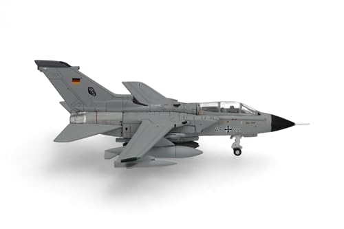 Herpa Modellflugzeug Luftwaffe Panavia Tornado IDS - TaktLwG 33, Büchel (with Taurus KEPD-350) Miniatur im Maßstab 1:200, Sammlerstück, Modell ohne Standfuß, Metall von herpa