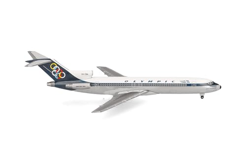 Herpa Modellflugzeug Olympic Airways Boeing 727-200 Miniatur im Maßstab 1:500, Sammlerstück, Flugzeug Modell ohne Standfuß, Metall Herpa Modellflugzeug Olympic Airways Boeing 727-200 Miniatur im Maßstab 1:500, Sammlerstück, Flugzeug Modell ohne Standfuß, Metall von herpa