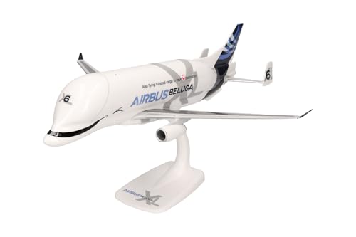 Herpa Snap-Fit Modellflugzeug Airbus Industries BelugaXL - XL#6 - F-GXLO XL#6" Miniatur im Maßstab 1:200, Sammlerstück, Modell mit Standfuß, Kunststoff von herpa