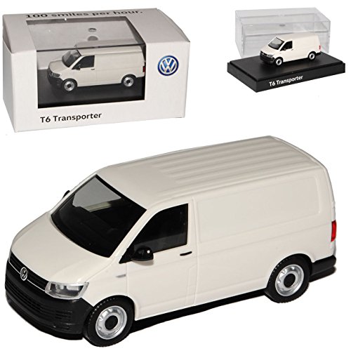 Herpa Volkwagen T6 Kasten Transporter Weiss T5 Ab 2. Facelift 2015 H0 1/87 Modell Auto mit individiuellem Wunschkennzeichen von herpa