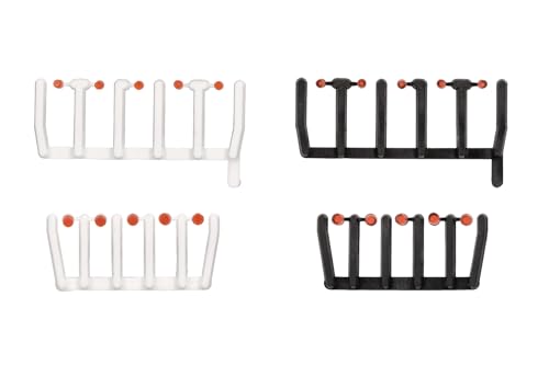 Herpa Zubehör 80 Signallichter orangetransparent mit schwarzen und weißen Sockeln, je 20x groß und klein im Maßstab 1:87, Miniatur Modell, Kunststoff Herpa Zubehör 80 Signallichter orangetransparent mit schwarzen und weißen Sockeln, je 20x groß und klein im Maßstab 1:87, Miniatur Modell, Kunststoff von herpa