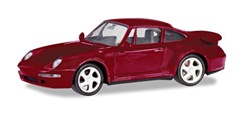 Porsche 911 Turbo (993), arenarot metallic Auto/LKW in Miniatur zum Basteln Sammeln und als Geschenk von herpa